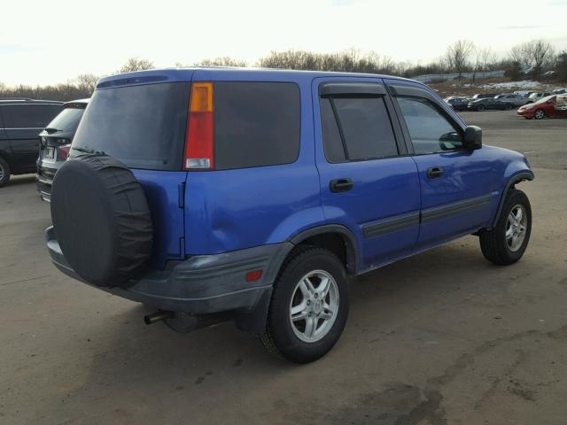 JHLRD184X1C031350 - 2001 HONDA CR-V LX BLUE photo 4