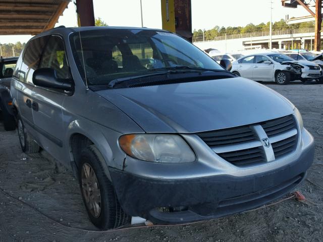 1D4GP25R25B185468 - 2005 DODGE CARAVAN SE SILVER photo 1