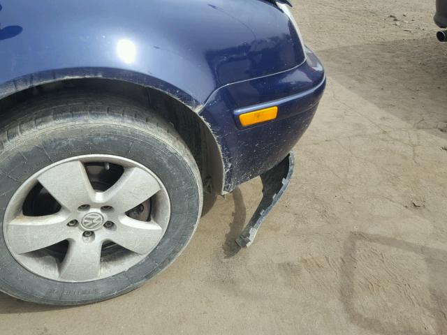 WVWSL61J74W059902 - 2004 VOLKSWAGEN JETTA GLS BLUE photo 9