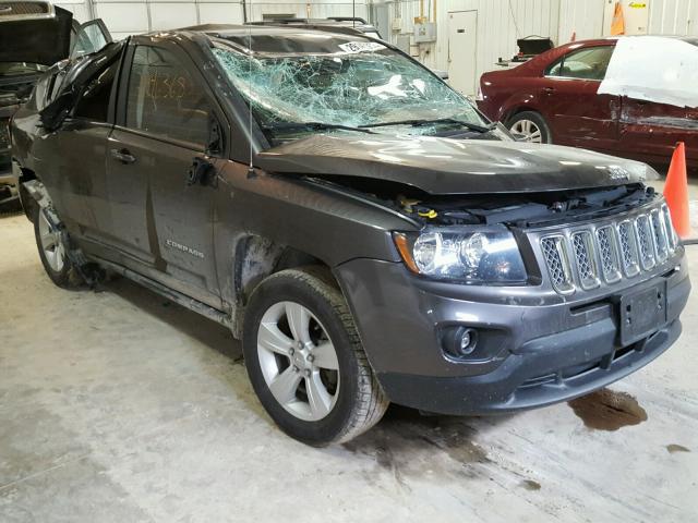 1C4NJDEB6ED811242 - 2014 JEEP COMPASS LA GRAY photo 1