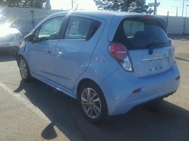 KL8CL6S0XEC400425 - 2014 CHEVROLET SPARK EV 2 BLUE photo 3