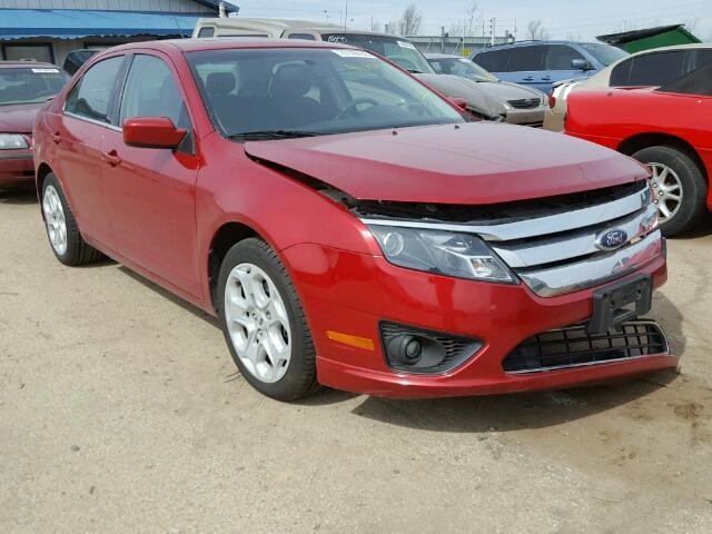 3FAHP0HAXBR119971 - 2011 FORD FUSION SE RED photo 1