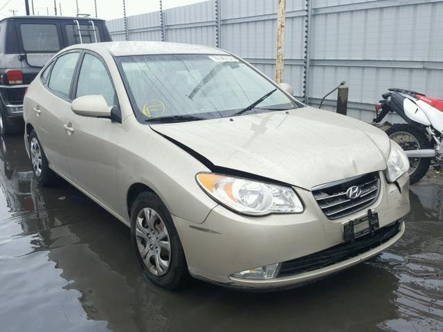 KMHDU46D99U749985 - 2009 HYUNDAI ELANTRA GL BEIGE photo 1