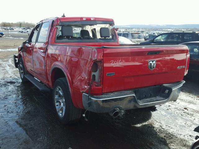 1C6RR7NT6GS370500 - 2016 RAM 1500 LARAM RED photo 3