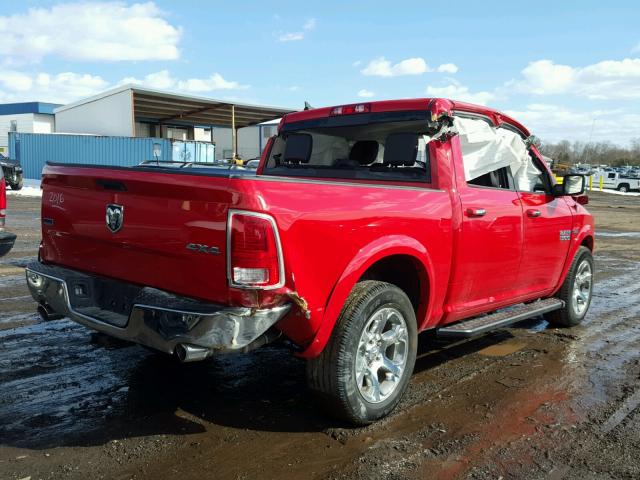 1C6RR7NT6GS370500 - 2016 RAM 1500 LARAM RED photo 4