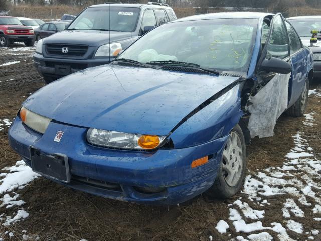 1G8ZK52732Z232111 - 2002 SATURN SL2 BLUE photo 2