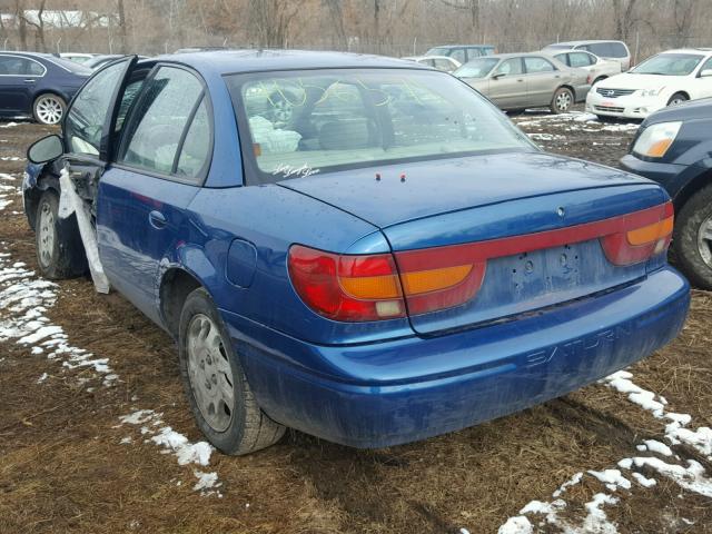 1G8ZK52732Z232111 - 2002 SATURN SL2 BLUE photo 3