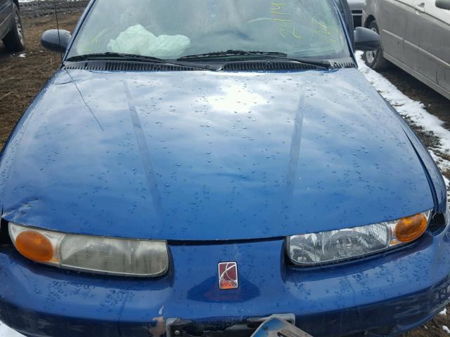 1G8ZK52732Z232111 - 2002 SATURN SL2 BLUE photo 7