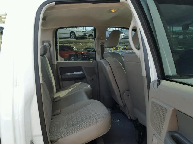 1D7HU18228J218939 - 2008 DODGE RAM 1500 S WHITE photo 6