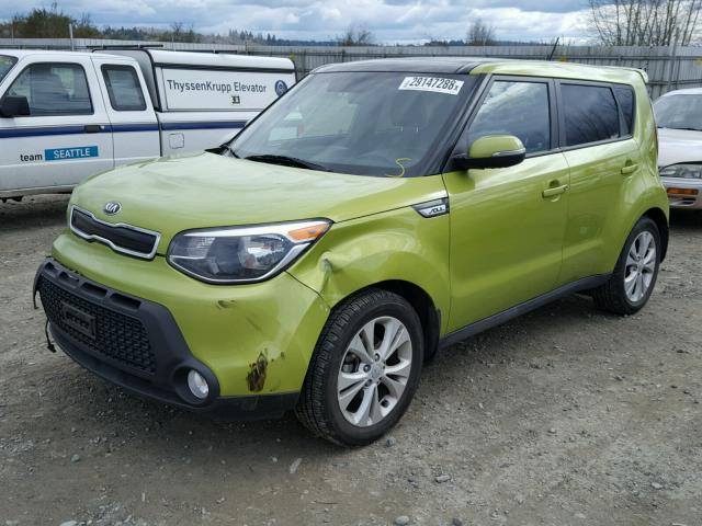 KNDJP3A59E7745727 - 2014 KIA SOUL + GREEN photo 2