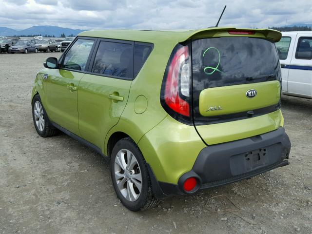 KNDJP3A59E7745727 - 2014 KIA SOUL + GREEN photo 3