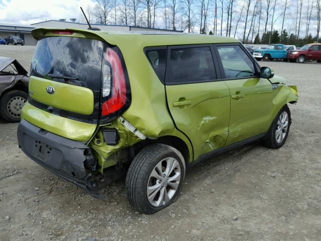 KNDJP3A59E7745727 - 2014 KIA SOUL + GREEN photo 4