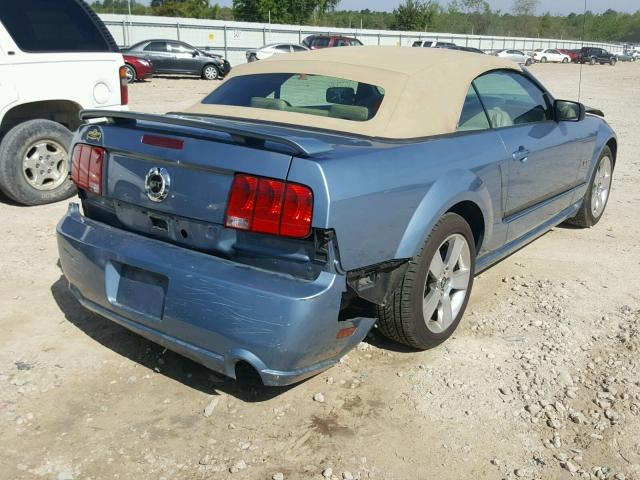 1ZVFT85H165224191 - 2006 FORD MUSTANG GT BLUE photo 4