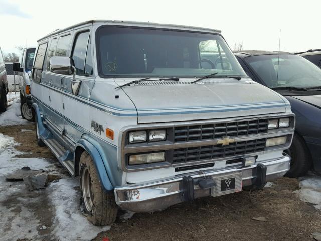 2GBEG25K2N4134949 - 1992 CHEVROLET G20 GRAY photo 1