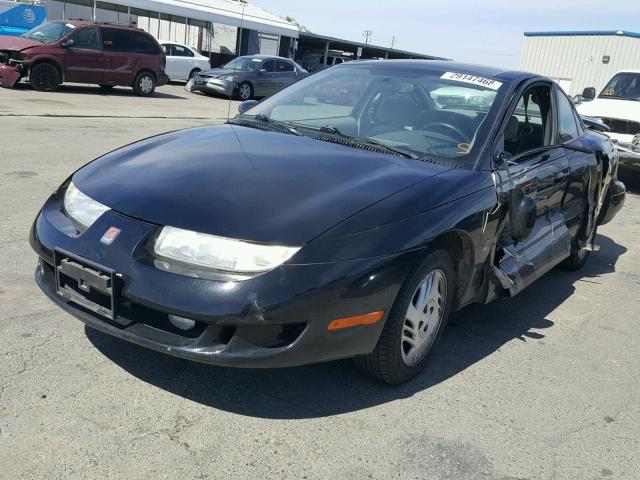 1G8ZY1270YZ144682 - 2000 SATURN SC2 BLACK photo 2