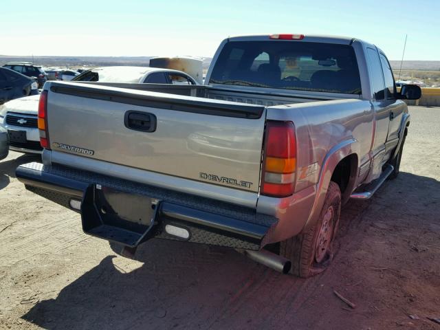 2GCEK19T511322481 - 2001 CHEVROLET SILVERADO TAN photo 4