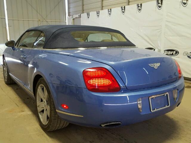 SCBDR33W79C060333 - 2009 BENTLEY CONTINENTA BLUE photo 3