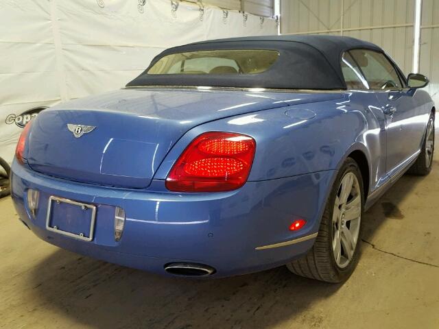 SCBDR33W79C060333 - 2009 BENTLEY CONTINENTA BLUE photo 4