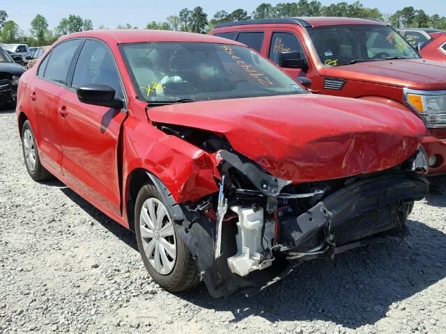 3VW2K7AJ0DM228521 - 2013 VOLKSWAGEN JETTA BASE 红色 照片 1
