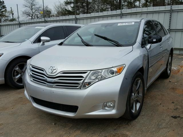 4T3ZK3BB2AU032608 - 2010 TOYOTA VENZA BASE SILVER photo 2