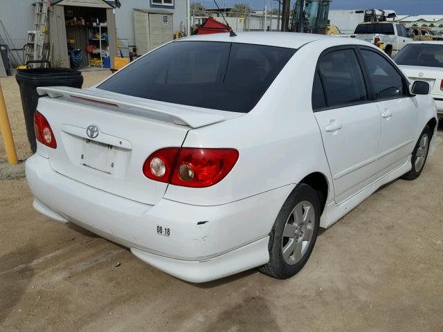 1NXBR32E87Z844441 - 2007 TOYOTA COROLLA CE WHITE photo 4