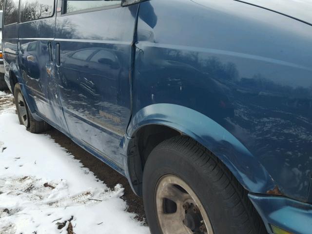 1GKDM19W8YB542969 - 2000 GMC SAFARI XT BLUE photo 9