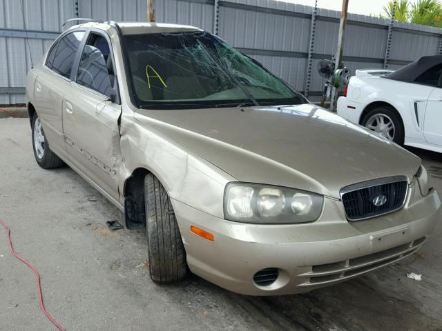 KMHDN45D03U640501 - 2003 HYUNDAI ELANTRA GL GOLD photo 1