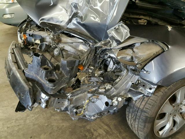 1HGCP26889A126763 - 2009 HONDA ACCORD EXL GRAY photo 9