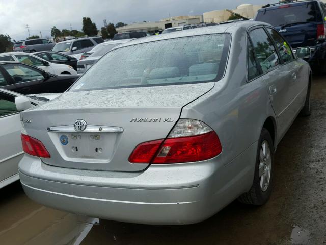 4T1BF28B04U346665 - 2004 TOYOTA AVALON XL SILVER photo 4