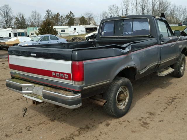 1FTHF26H7KNA83054 - 1989 FORD F250 TWO TONE photo 4