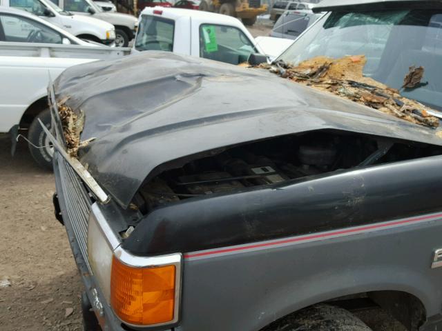 1FTHF26H7KNA83054 - 1989 FORD F250 TWO TONE photo 9