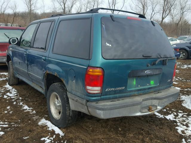 1FMZU34X5WUC95758 - 1998 FORD EXPLORER GREEN photo 3