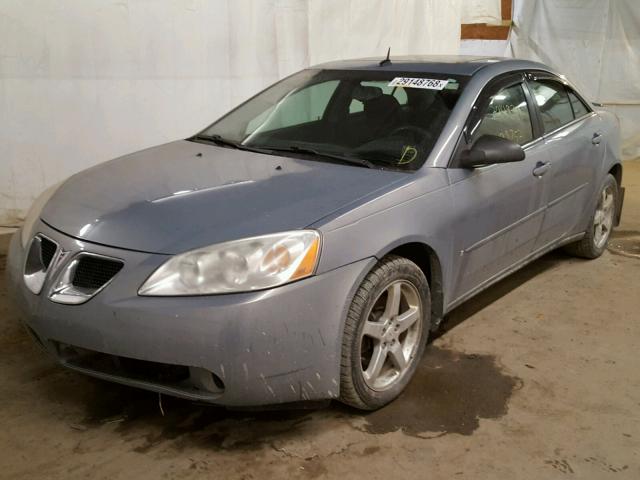 1G2ZG57N684143903 - 2008 PONTIAC G6 BASE GRAY photo 2