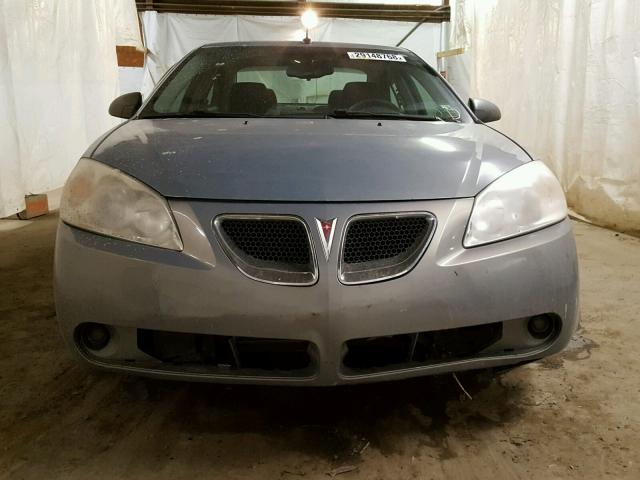 1G2ZG57N684143903 - 2008 PONTIAC G6 BASE GRAY photo 9