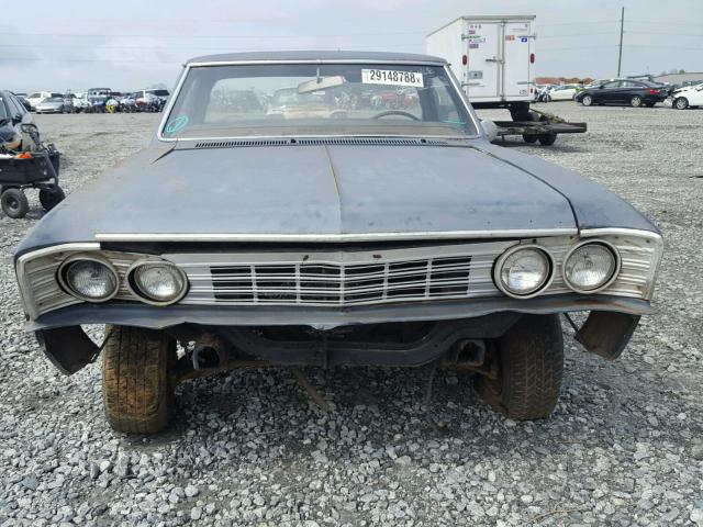 133807B168846 - 1967 CHEVROLET EL CAMINO GRAY photo 9