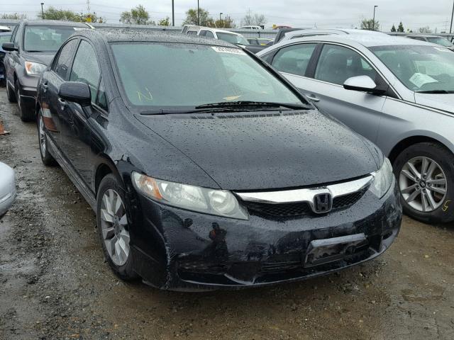 19XFA1F81AE002648 - 2010 HONDA CIVIC EX შავი ფოტო 1
