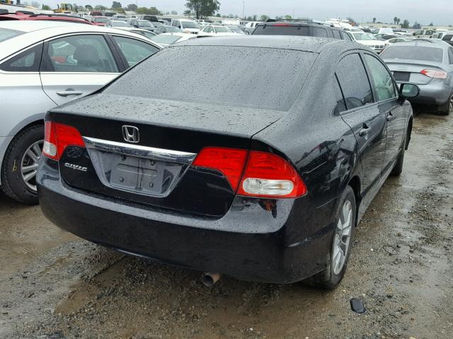 19XFA1F81AE002648 - 2010 HONDA CIVIC EX შავი ფოტო 4
