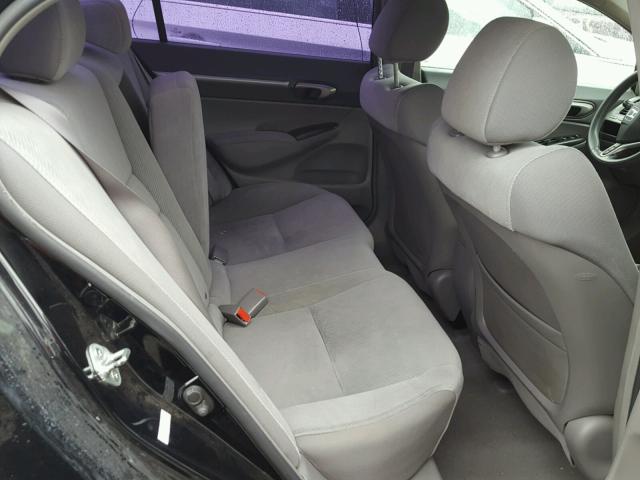 19XFA1F81AE002648 - 2010 HONDA CIVIC EX შავი ფოტო 6