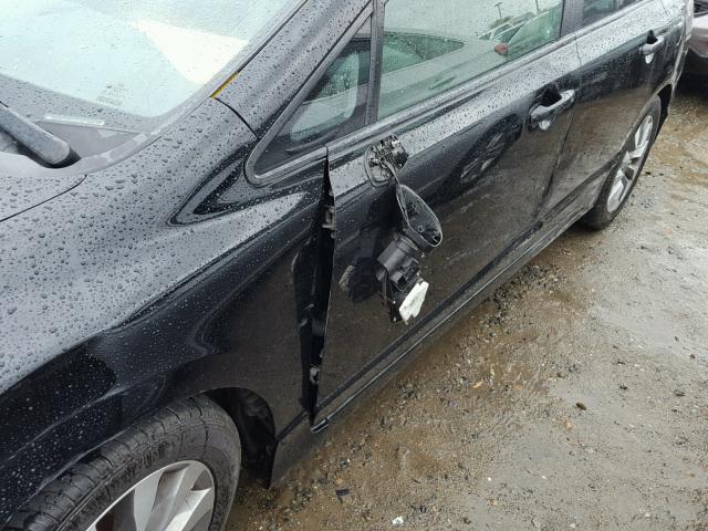 19XFA1F81AE002648 - 2010 HONDA CIVIC EX შავი ფოტო 9