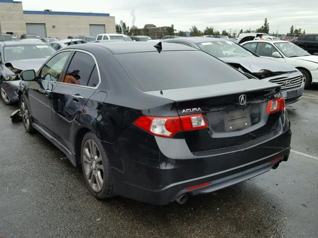 JH4CU26649C030086 - 2009 ACURA TSX BLACK photo 3