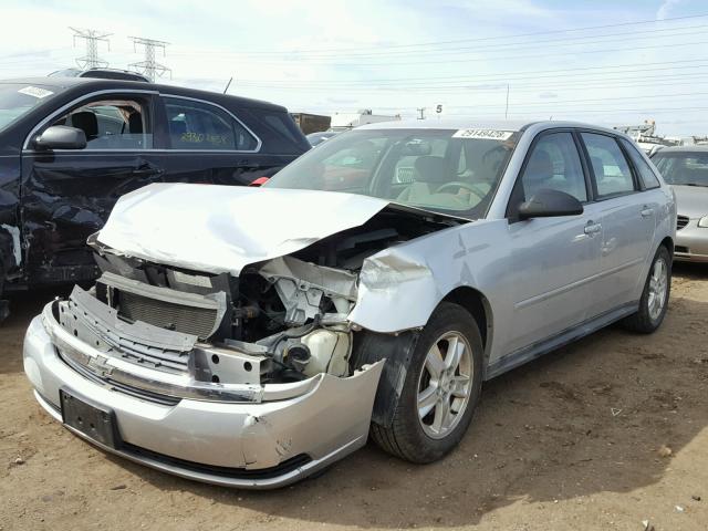 1G1ZT62885F197971 - 2005 CHEVROLET MALIBU MAX 银色 照片 2