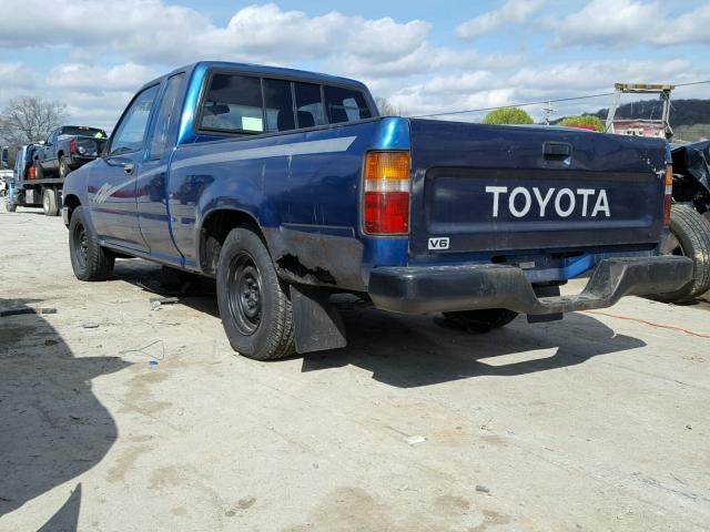 4TARN93P0PZ123126 - 1993 TOYOTA PICKUP 1/2 BLUE photo 3