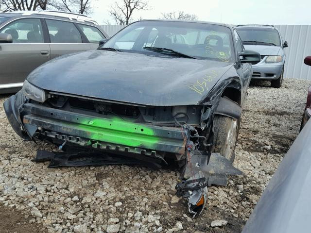 1G2WP52K5WF314917 - 1998 PONTIAC GRAND PRIX GREEN photo 2