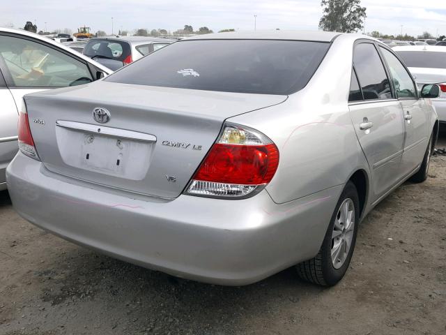 4T1BF32K16U623406 - 2006 TOYOTA CAMRY LE SILVER photo 4