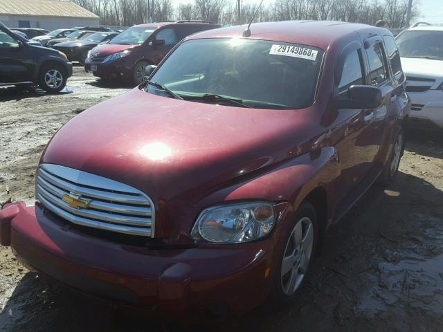 3GNDA13D16S525077 - 2006 CHEVROLET HHR LS MAROON photo 2