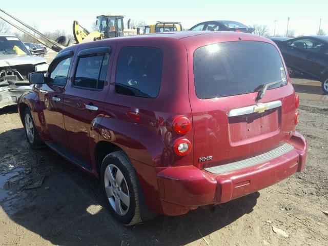 3GNDA13D16S525077 - 2006 CHEVROLET HHR LS MAROON photo 3