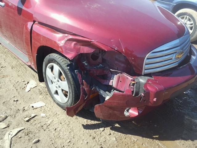 3GNDA13D16S525077 - 2006 CHEVROLET HHR LS MAROON photo 9