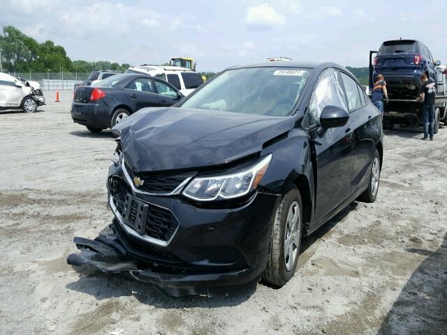 1G1BC5SM8H7169594 - 2017 CHEVROLET CRUZE LS BLACK photo 2