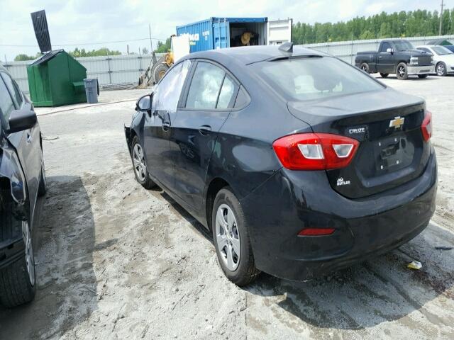 1G1BC5SM8H7169594 - 2017 CHEVROLET CRUZE LS BLACK photo 3