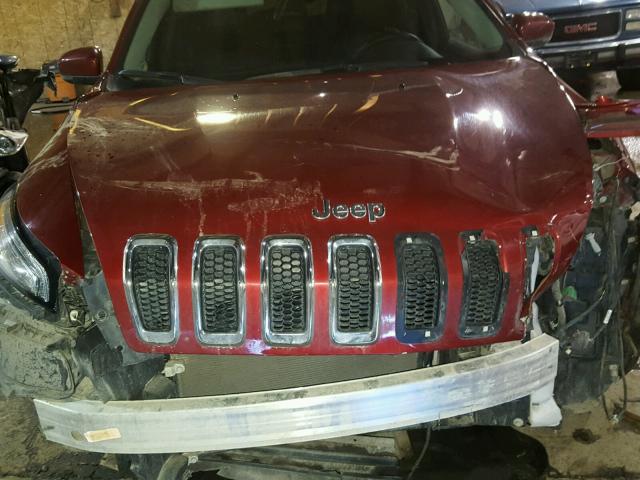 1C4PJMDBXGW267099 - 2016 JEEP CHEROKEE L RED photo 7